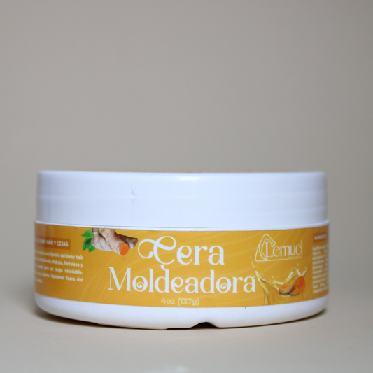 Cera Moldeadora Cúrcuma y Aceite de Castor